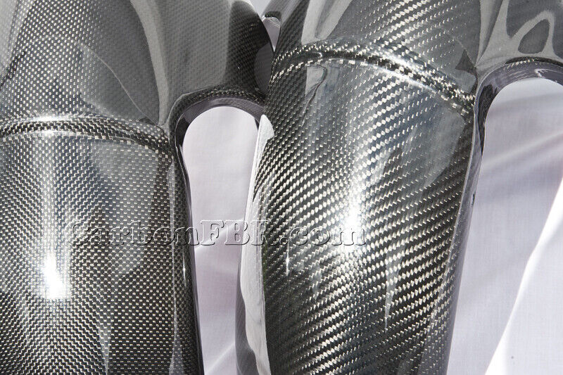 Carbon Fibre Triumph Rocket 3 Black, GT, R Mid exhaust 1 into 2 heat shield