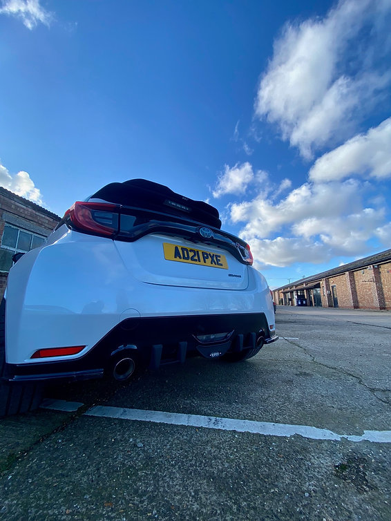 TRC Toyota GR Yaris Rear Rain Light & Diffuser Fins