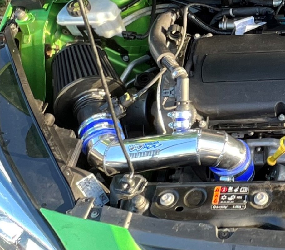 Uprated CORSA E 1.6T INDUCTION KIT RED 3″ TUBE Badass Performance