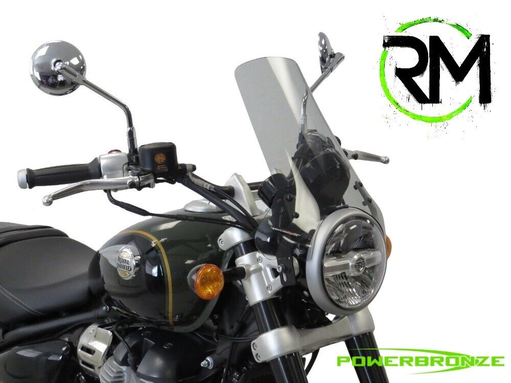 LIGHT SCREEN, WIND DEFLECTOR ROYAL ENFIELD ,SUPER METEOR 650 (325MM HIGH)