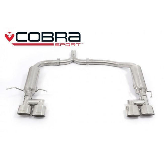 Cobra Sport Mercedes C180 1.6 Petrol 07-13 W204 Dual Rear Exhaust System AMG