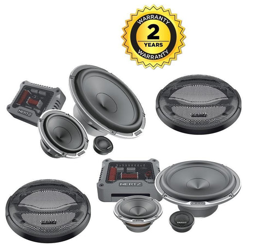 Hertz Mille Pro MPK163.3 3 Way Component Car Speakers 6.5" 3" 1" inc grills