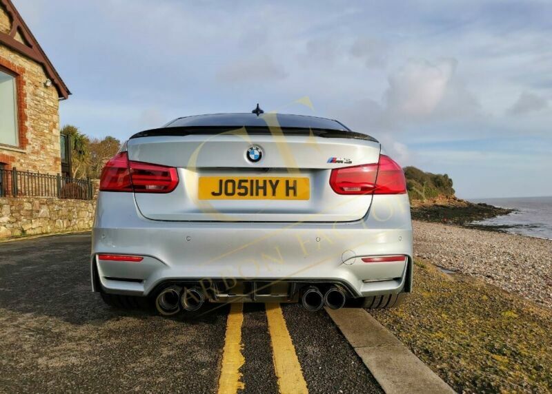 BMW M4 M Performance Style Carbon Fibre Rear Diffuser 14-20 - Carbon Factory