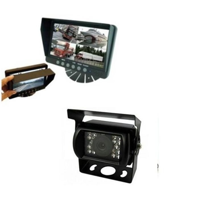 Parksafe PS025C10 Car Van 7" Quad Input Parking Monitor Reversing CCD Camera