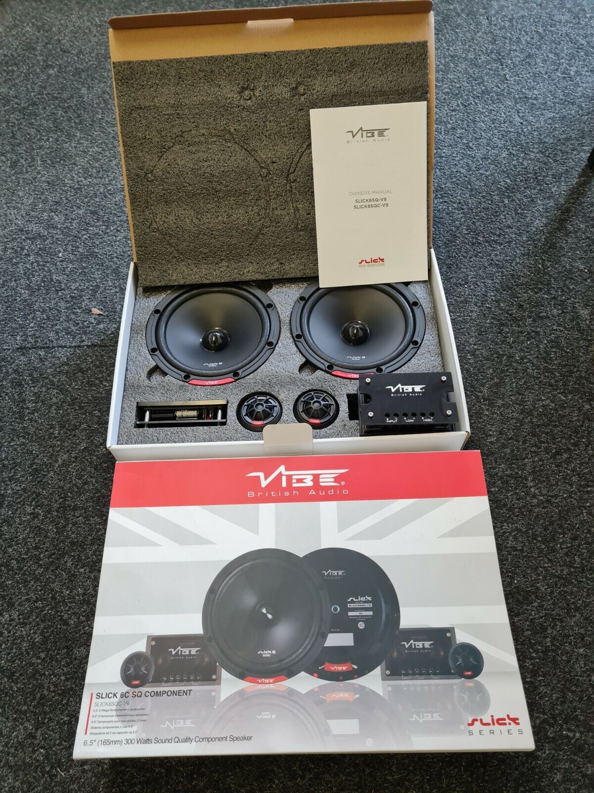 Vibe Slick 6 Inch Sound Quality Component Speakers