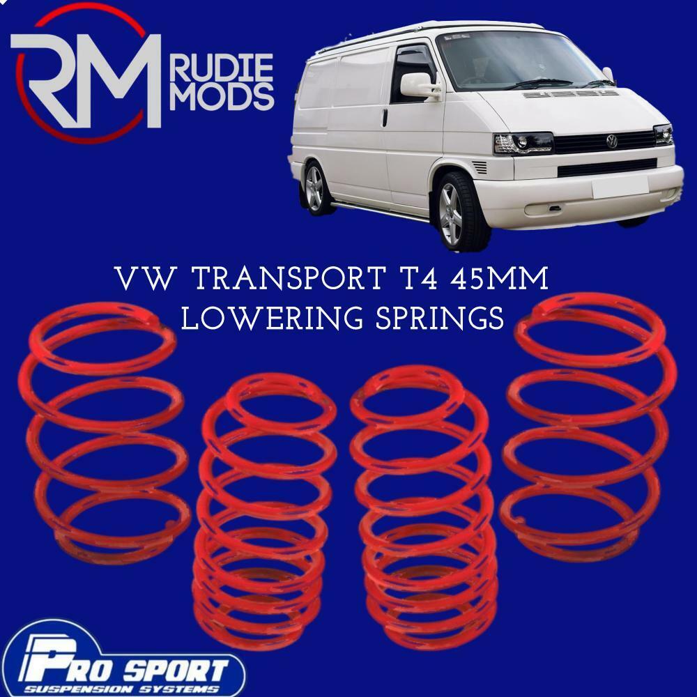 ProSport Lowering Springs for VW Transporter T4 Authorised Dealer 120273
