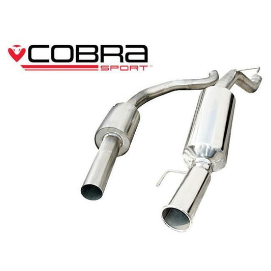 Cobra Sport Vauxhall Corsa D Sri Stainless Steel Cat Back Exhaust System Res