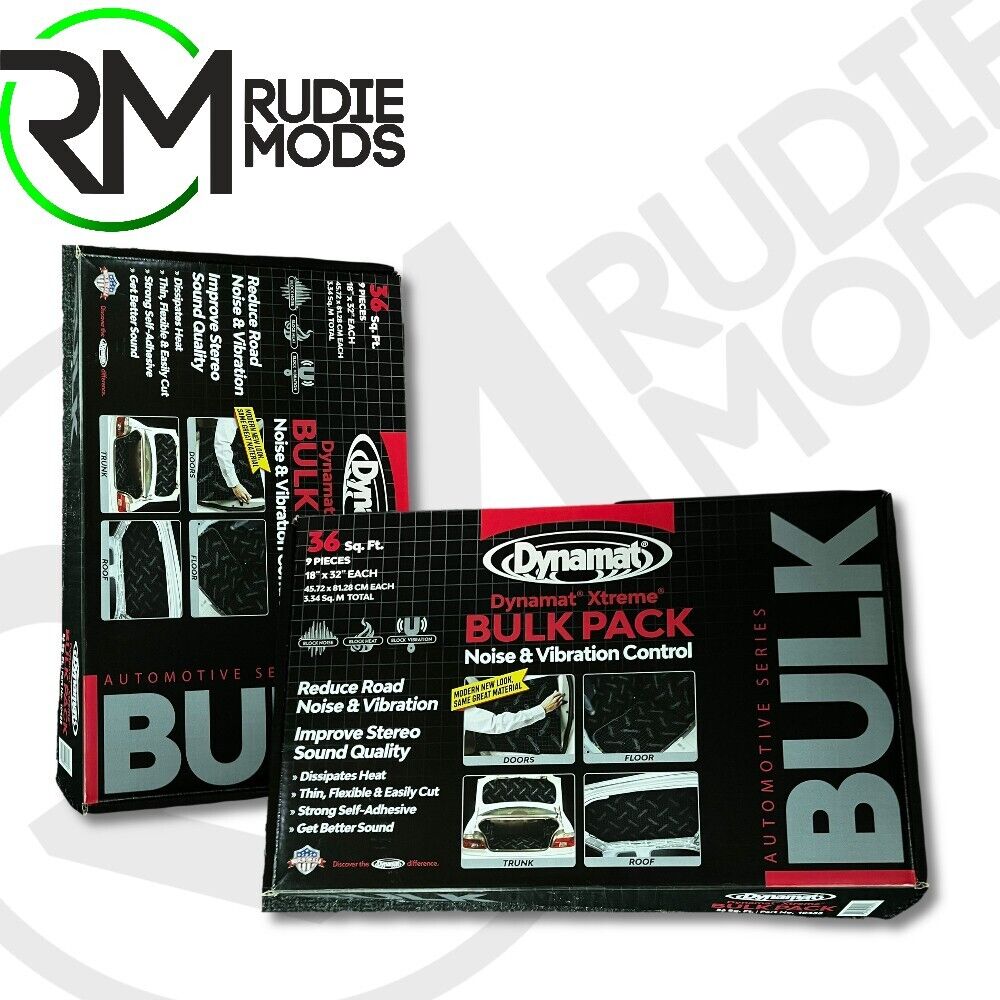 DYNAMAT Xtreme Sound Deadening Pack new BLACK 18" x 32" 1 Sheet ONLY