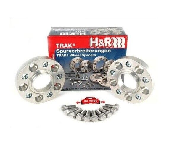 H&R 20mm Hubcentric Wheels Spacers Audi A4 S4 RS4 A5 S5 2008 on 5x112 66.5