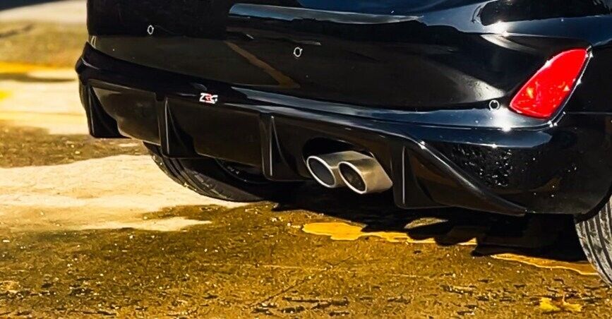 TRC Ford Fiesta MK8 Rear Finned Diffuser