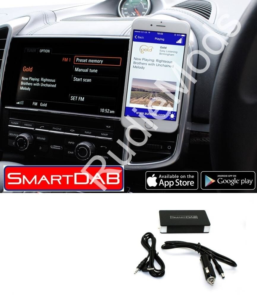 AUTODAB SMARTDAB FM Wireless Car Digital Radio DAB Tuner & Aerial For Dacia