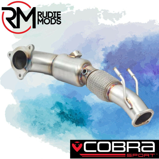 Cobra Sport Front Downpipe Sports Cat to fit Ford Focus ST (Mk4)