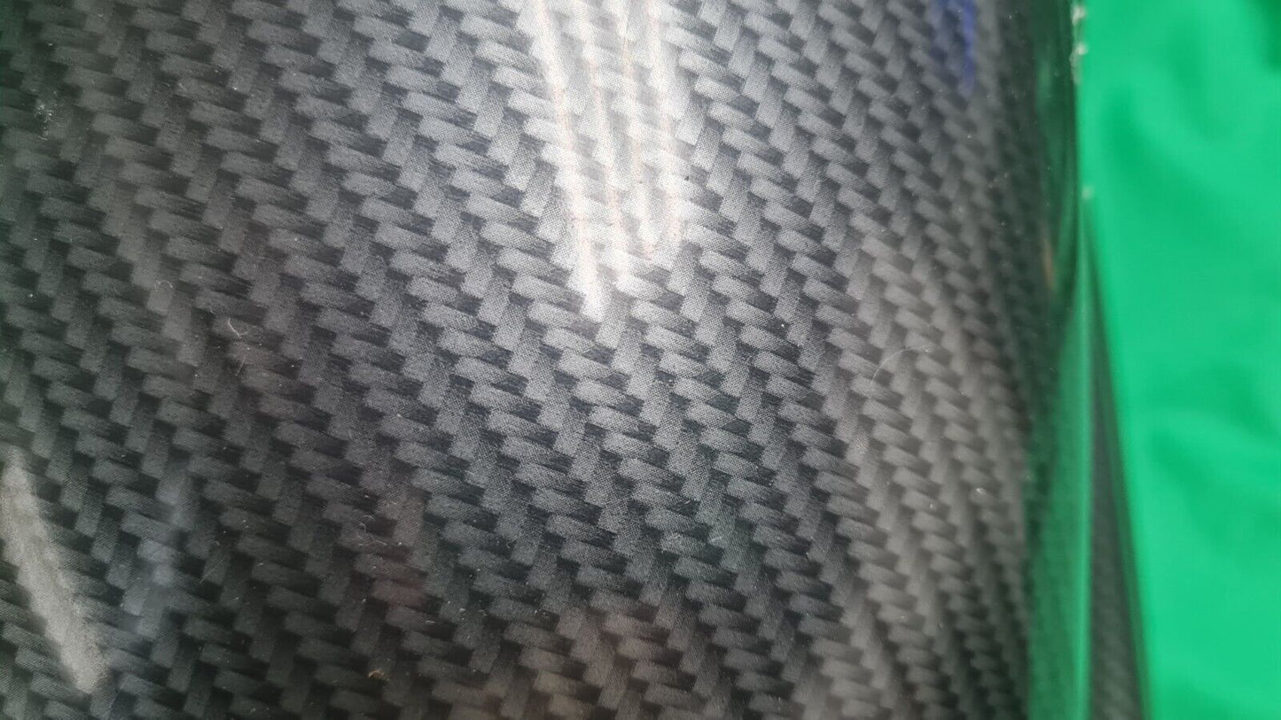 Hugger Rear Guard Suzuki, SV650 16-23, SV650X 17-23 CARBON LOOK - SILVER MESH