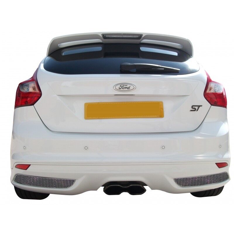 Zunsport Ford Focus Mk3 ST 2012 onwards Lower Rear Black Stainless Grilles