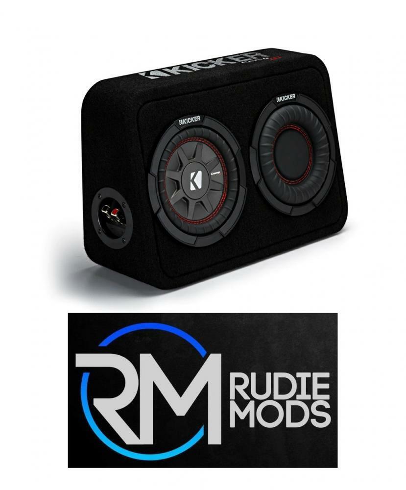 Kicker TCWRT672 Car Audio CompRT 6.75" Thin Profile Loaded Enclosure - 2 Ohm