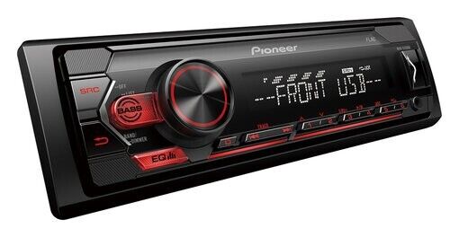 Pioneer 1-DIN CD Tuner with RDS tuner RED illumination USB  AUX DEH-S120UB