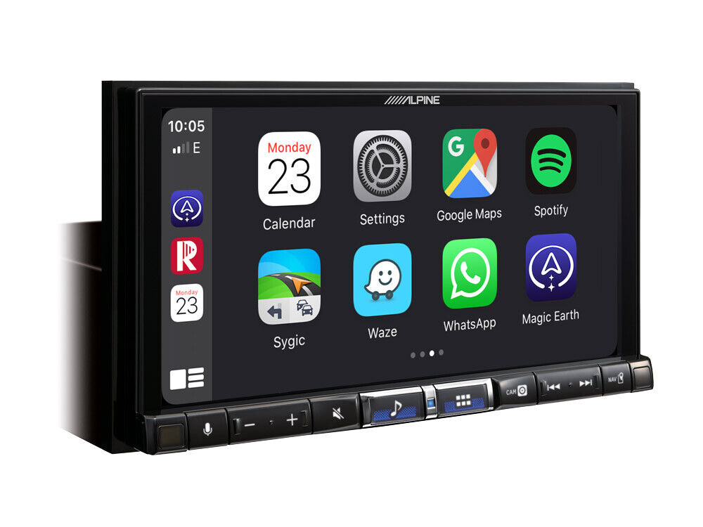 Alpine 7” Digital Media Station, featuring DAB+ Radio, Apple CarPlay and Android
