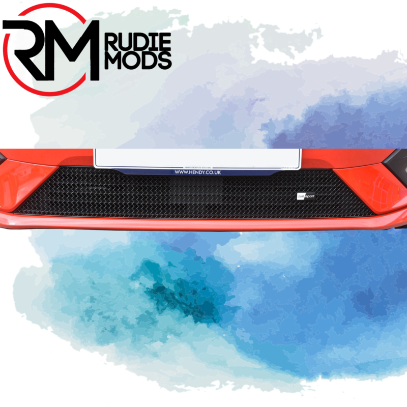 Zunsport compatible FORD FIESTA ST LINE MK8 - LOWER GRILLE Black ZFR77218B