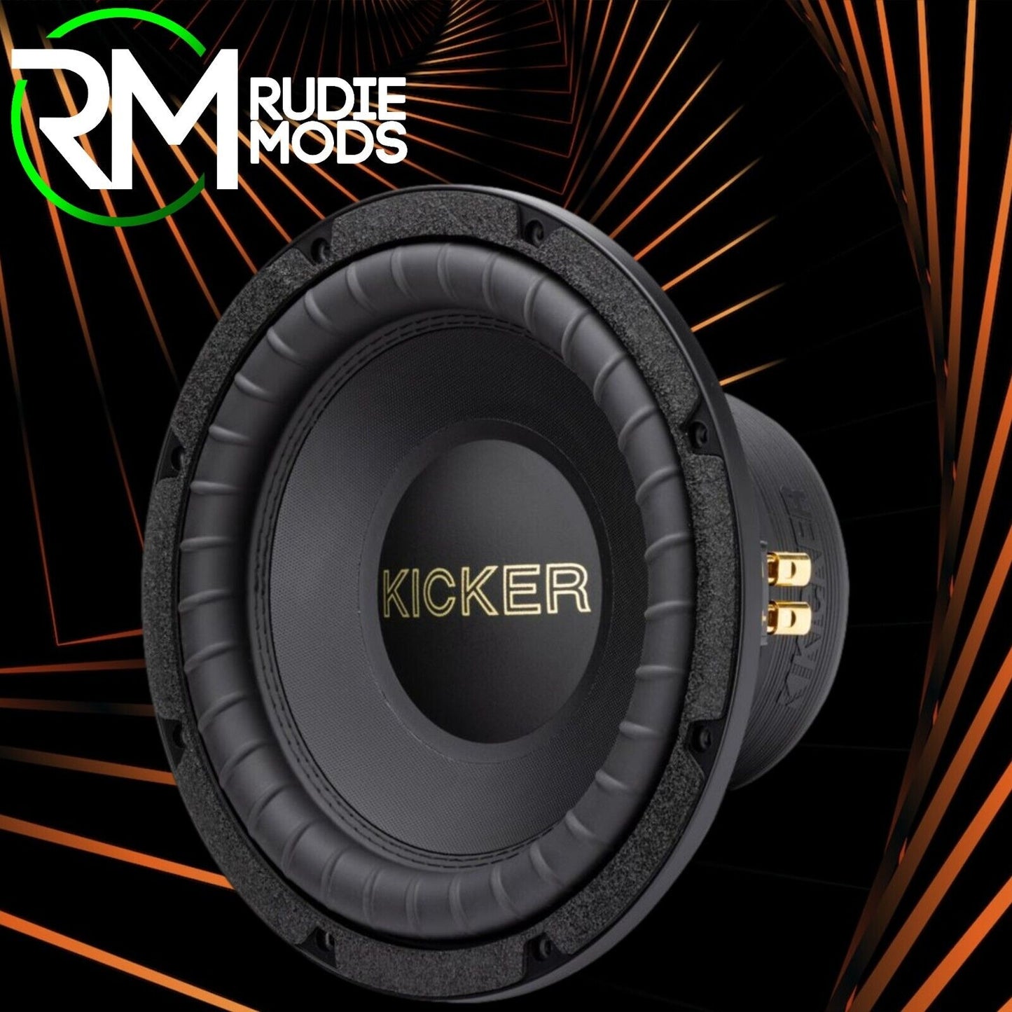 KICKER COMP GOLD 10" DUAL VOICE COIL SUBWOOFER - 4 OHM 50th Anniversary Edition