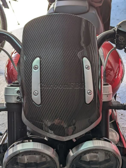 Carbon Fibre Triumph Rocket 3 Black, GT, R Touring screen carbonFBR