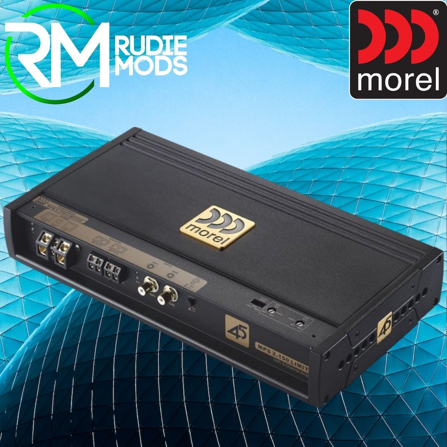 150W 2 CHANNEL CLASS A/B FULL-RANGE CAR AMPLIFIER MOREL MPS 2.150 LIMITED