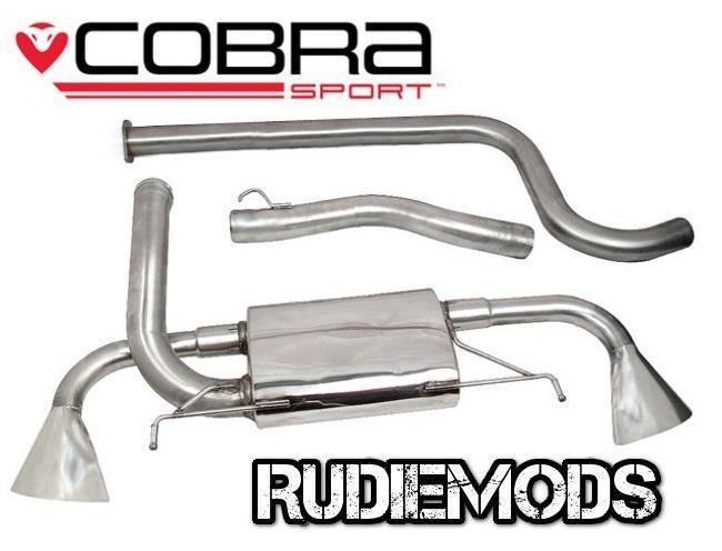 Cobra Sport Vauxhall Astra J VXR Cat Back System 2.5" bore Non Resonated