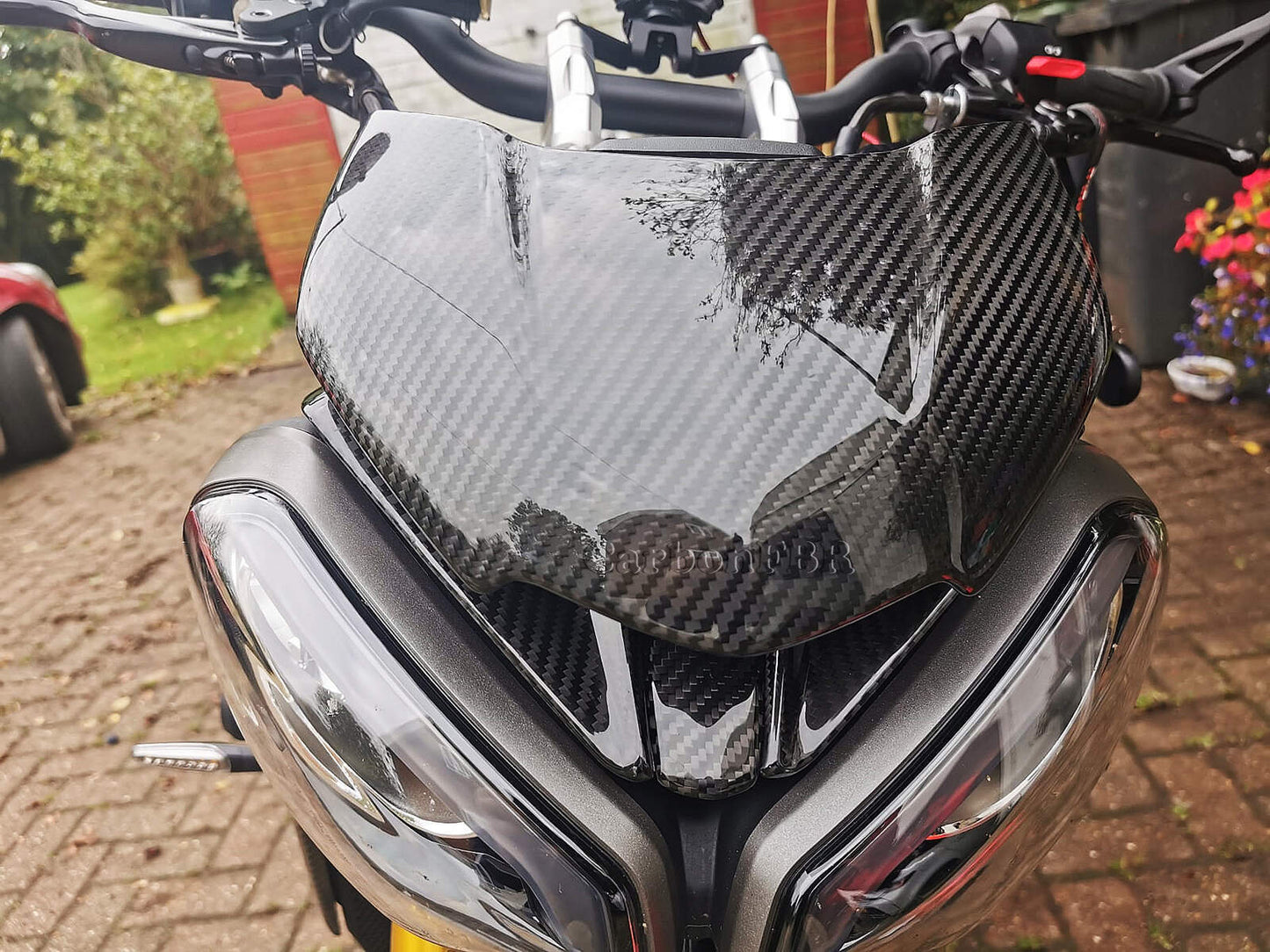 Carbon Fibre Triumph Speed Triple RS 1200 2021+ Flyscreen front cowl carbonFBR