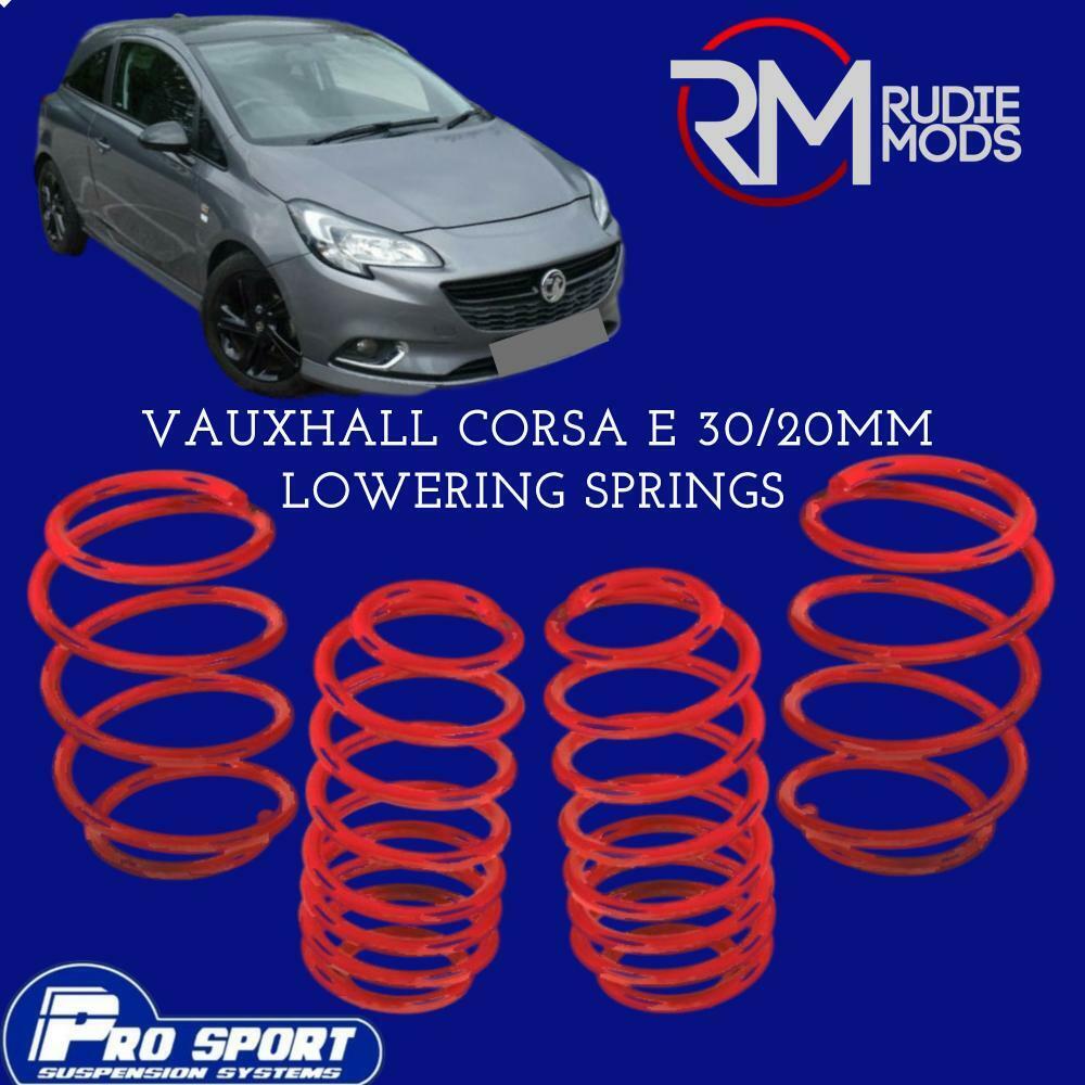 ProSport 30/20mm Lowering Springs for Vauxhall Corsa E Authorised Dealer 131154