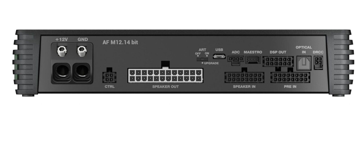 Audison Forza AF M12.14 bit Car DSP 12ch Amplifier 60 W x 12