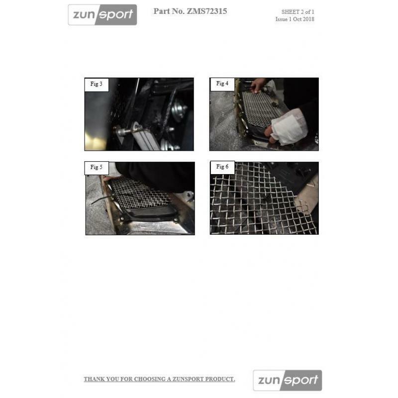 Zunsport Grille Silver Mitsubishi L200 5th Gen - Front Grille Set 2015+