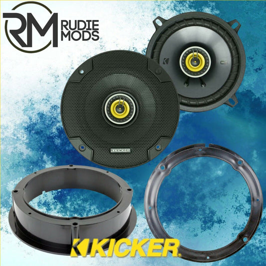 VW Golf MK4 1998 - 2004 Kicker 17cm Rear Door Speaker Upgrade Kit