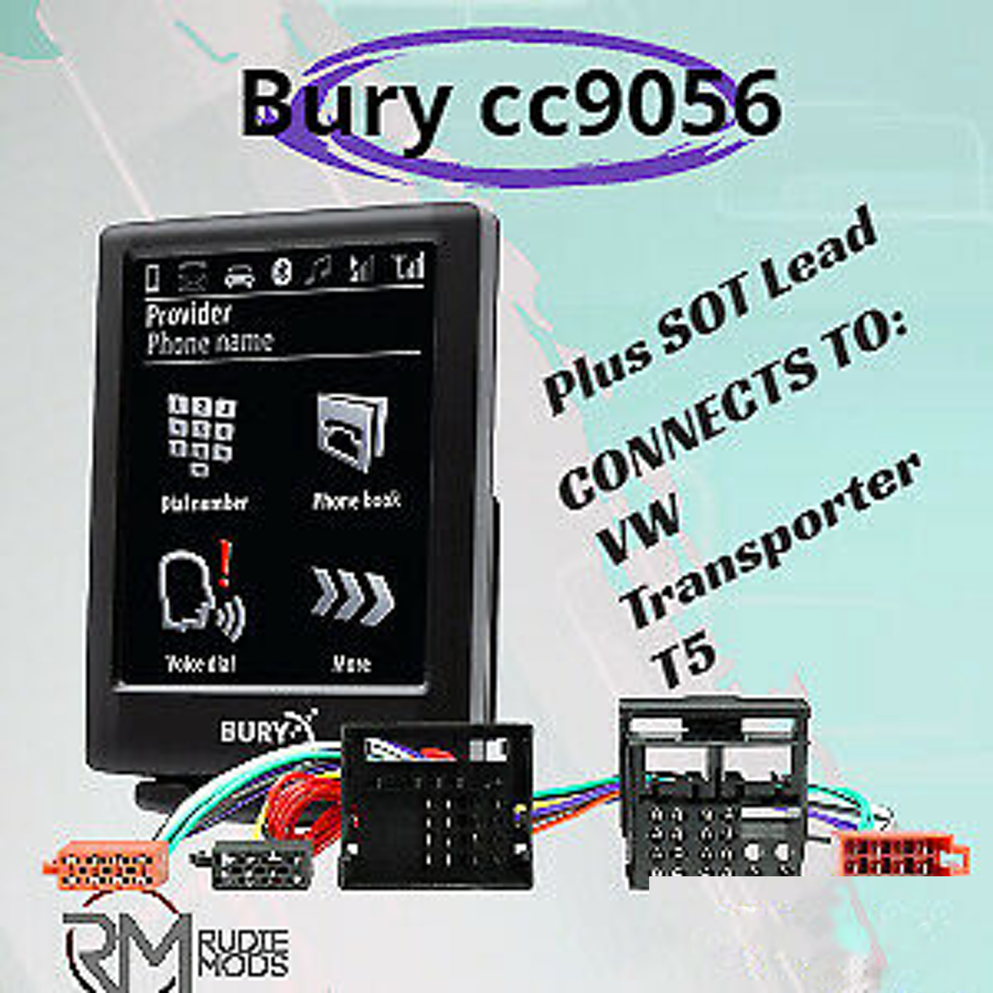Bury CC9056 VW Transporter T5 Bluetooth Handsfree Kit Plus SOT Lead