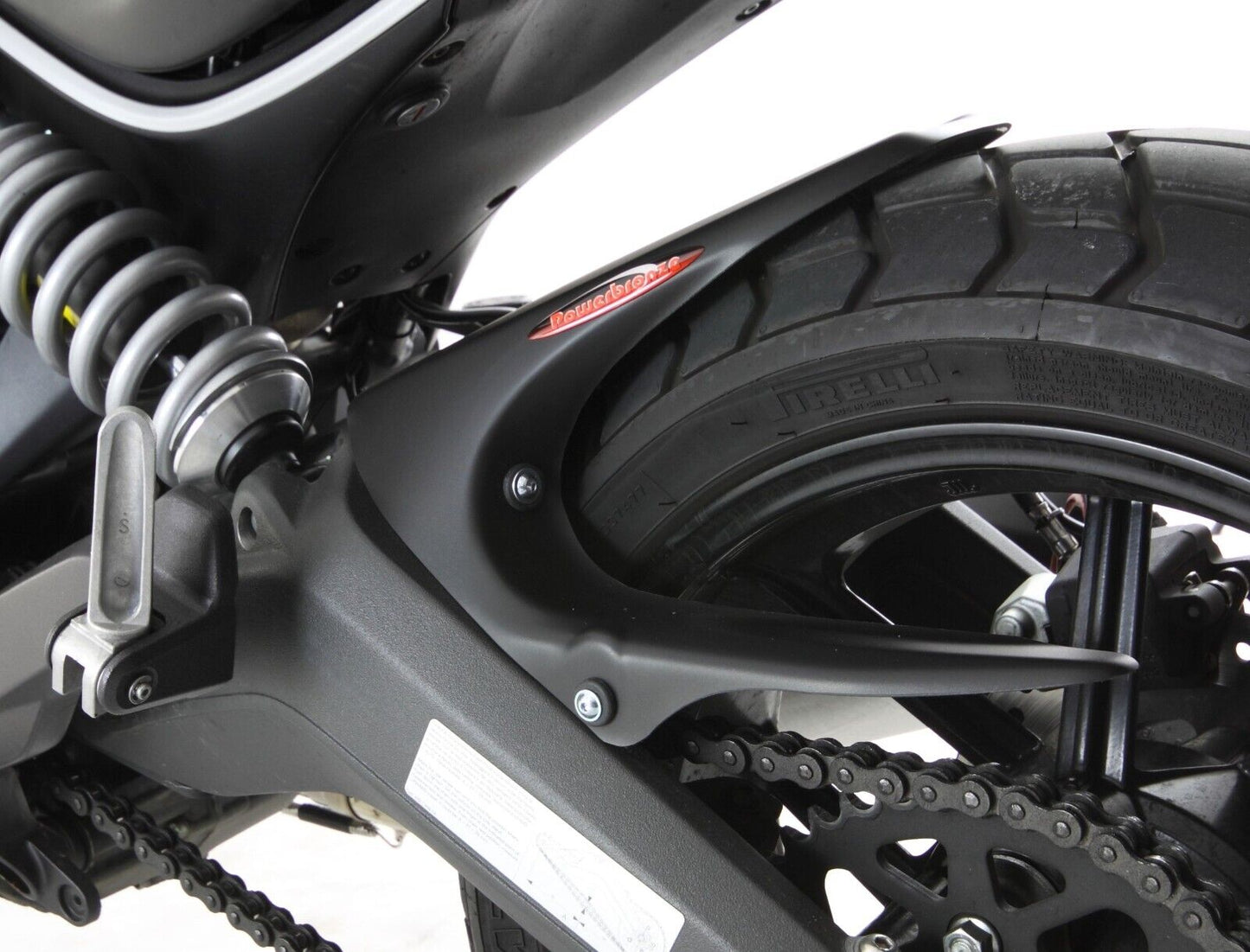 Hugger Rear Mud Guard DUCATI ,SCRAMBLER 800, 15-23 CARBON LOOK