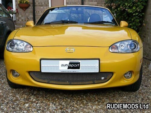 Zunsport Mazda MX5 Mk2.5 02-05 Front Lower Grille BLACK