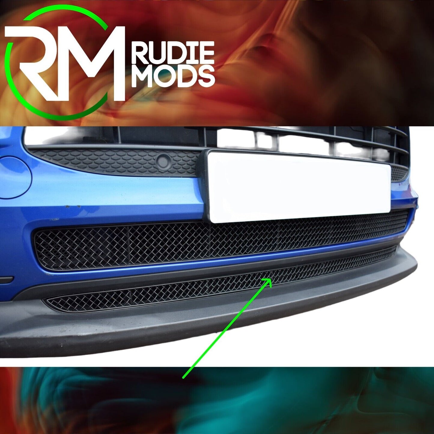 ZUNSPORT LOWER GRILLE ZPR95319B to fit PORSCHE MACAN S & BASE 19-21