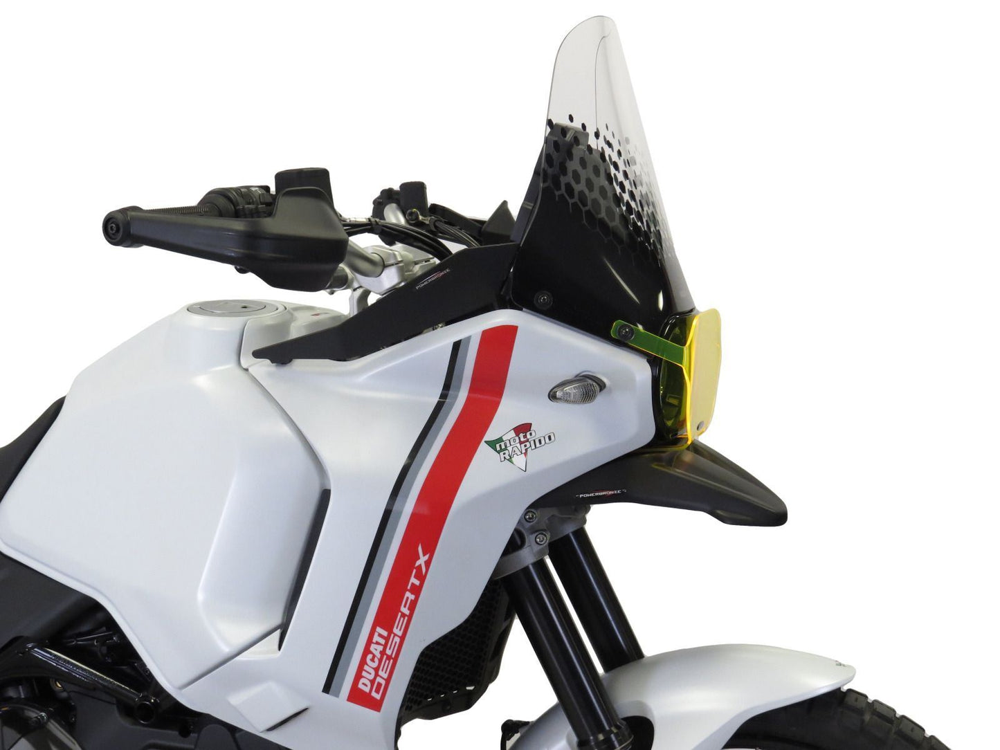 Wind deflector, Side screen, DUCATI DESERT X, DESERTX RALLY,