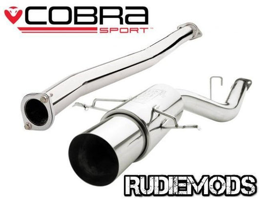 Cobra Sport fits Impreza Turbo 01-07 Cat Back Exhaust Round Pipe Non Res 3"