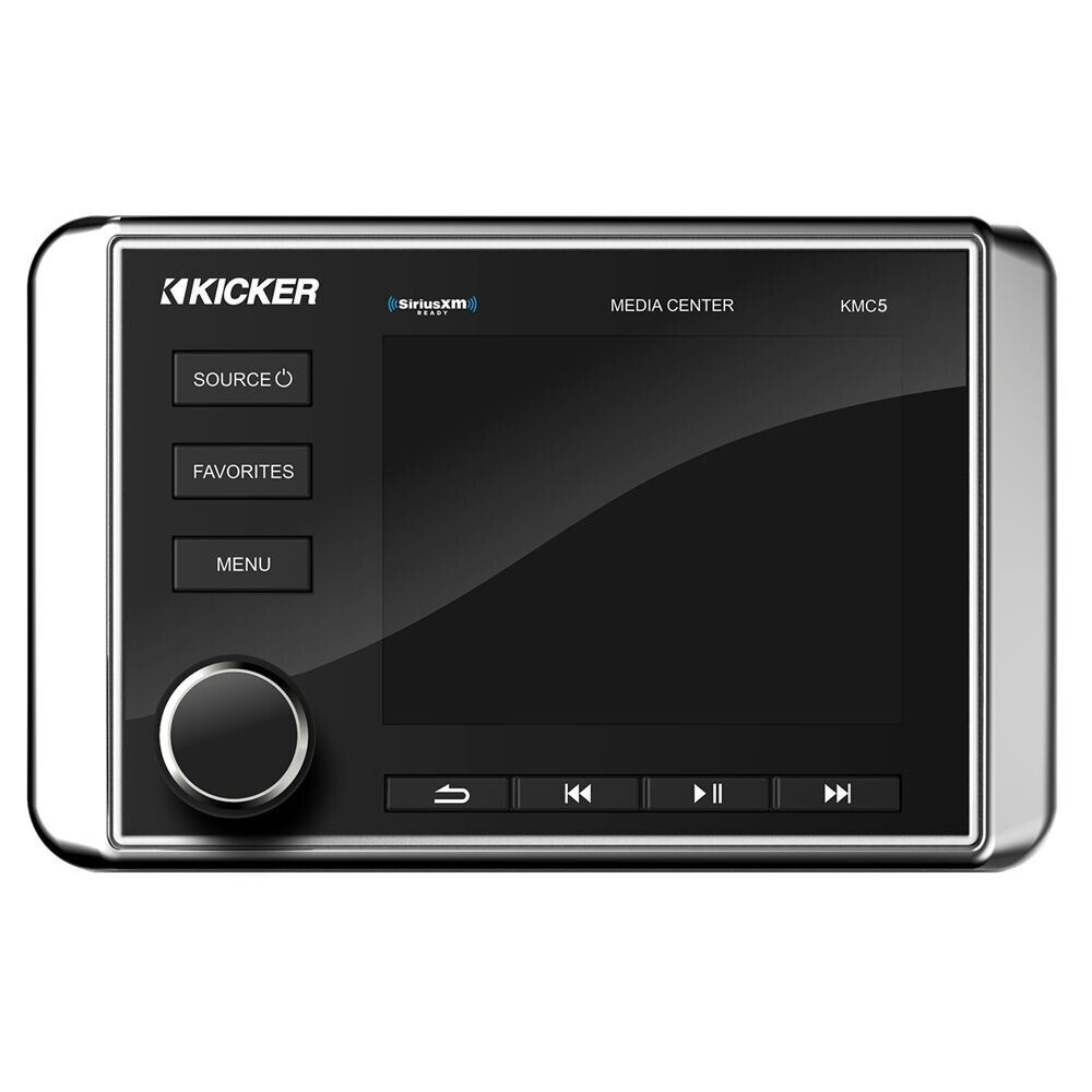 KICKER MARINE SOURCE UNIT Bluetooth, DUAL ZONE, NMEA COMPATIBILITY, AV-in, 6x25w