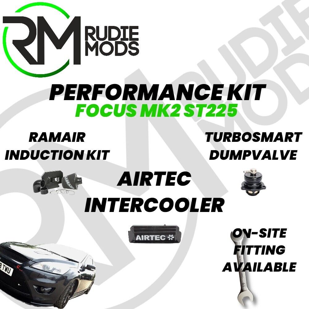 FOCUS MK2 ST225 PERFORMANCE PACK - RAMAIR KIT, AIRTEC INTERCOOLER, TURBOSMART DV