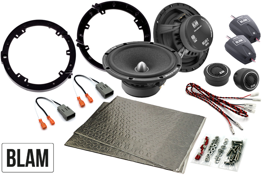 Honda Civic 10th gen 16 - 2021 165mm (6.5 Inch) BLAM speaker upgrade fitting kit