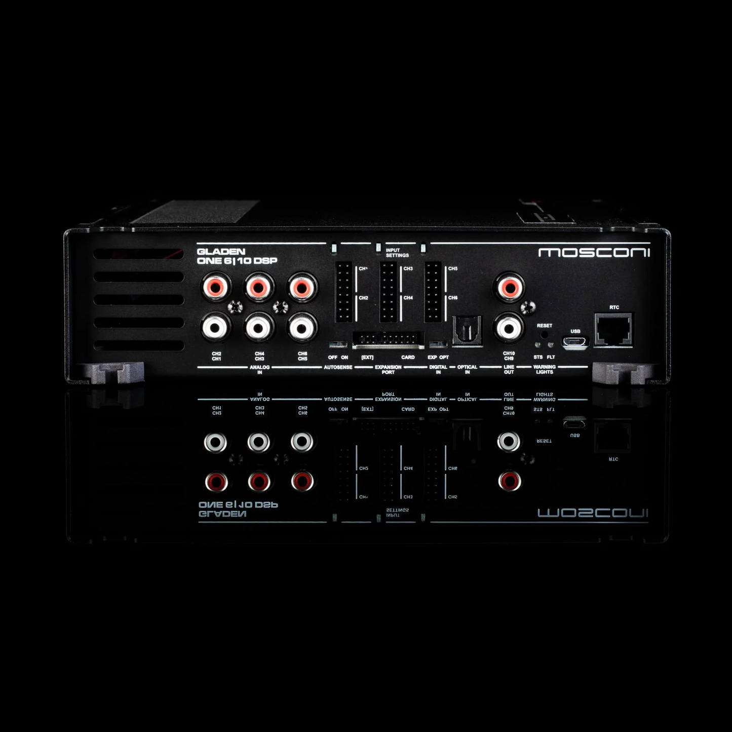 MOSCONI GLADEN ONE 4|8 DSP - 4CH+8CHANNEL HIGH QUALITY DSP CAR AUDIO AMPLIFIER