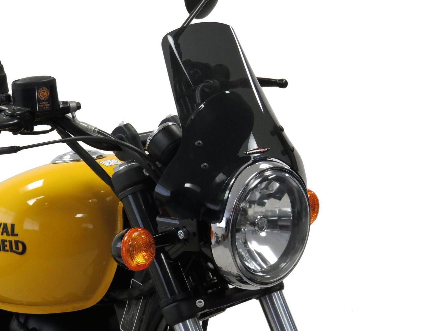 LIGHT SCREEN, WIND DEFLECTOR ROYAL ENFIELD ,HUNTER 350, METEOR 350 (230mm HIGH)