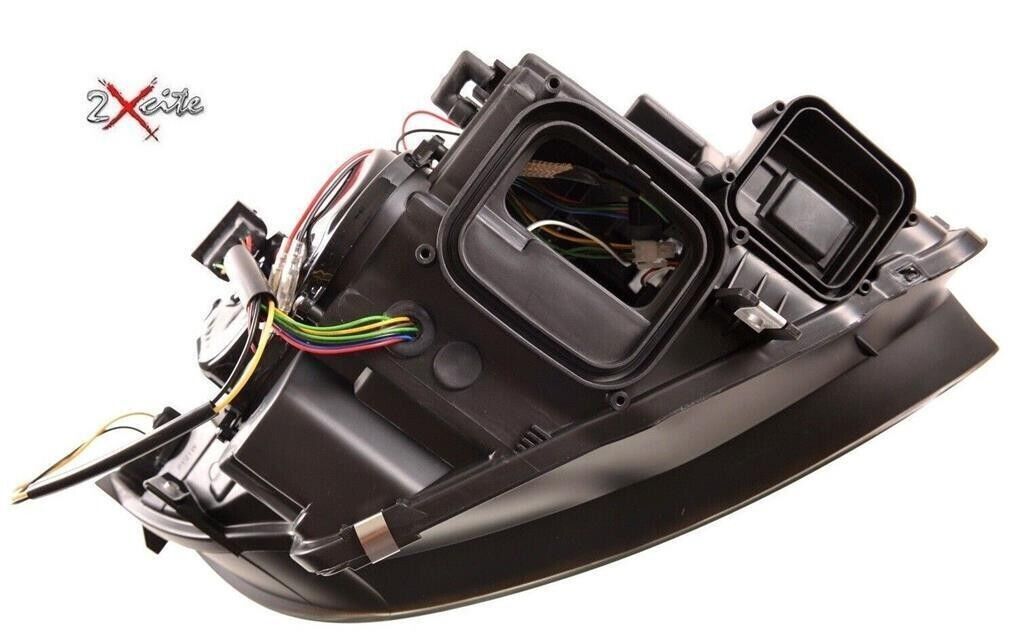 BMW 3 Series E92 E93 2007-10 Black LED 3D DRL Xenon Headlights