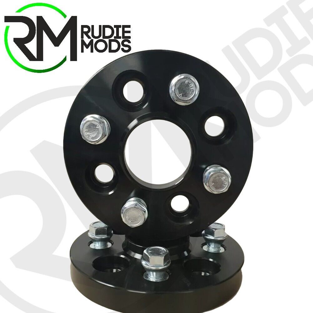 4x100 20mm Wheel Spacers Black Hubcentric 1 Pair for Suzuki Carry 1995-2013