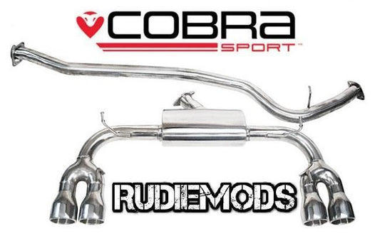 Cobra Sport fits Impreza STi Hatch 08-12 Cat Back Exhaust System Non Res 3"
