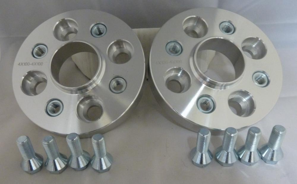 VW Vento NOT VR6 4x100 20mm Hubcentric Wheel spacers 1 pair inc bolts