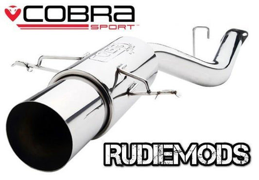 Cobra Sport fits Subaru Impreza Turbo 93-00 Rear Exhaust Box Round Silencer