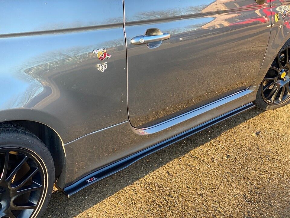 TRC side skirt splitters to fit Fiat Abarth 500/595 series 4