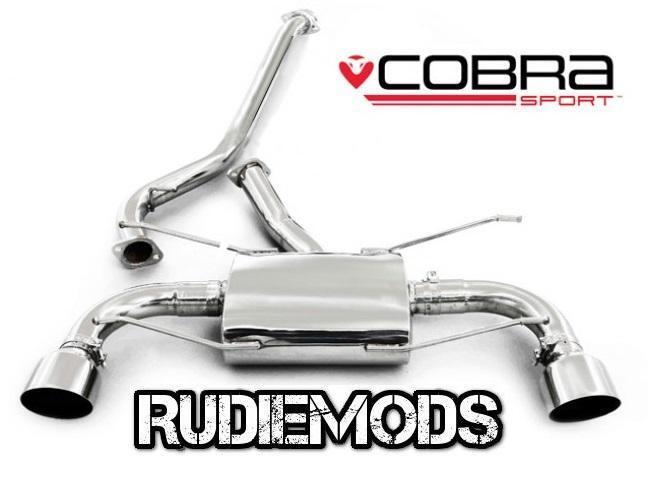 Cobra Sport Toyota GT86 Stainless Steel Cat Back Exhaust System Non-Resonated