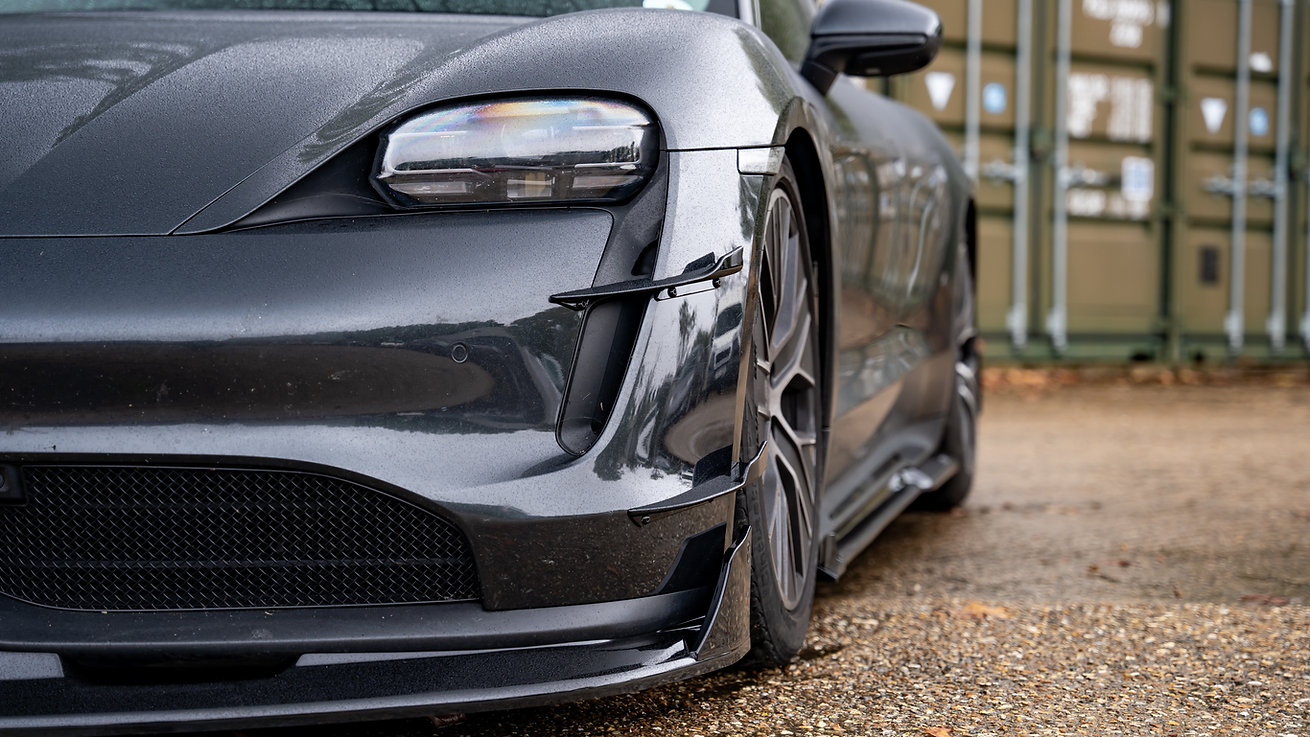 Porsche Taycan PFL Front Splitter & Upstands